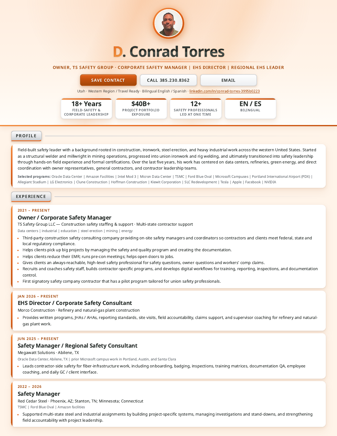 Résumé page 1